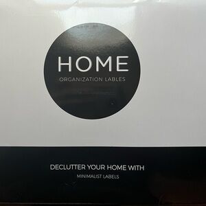 Amazon Home Organization Labels